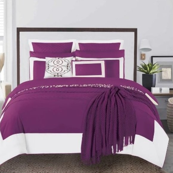 St. Clair Luxe Waffle 50" X 70" Throw - Wine - Picture 2 of 5